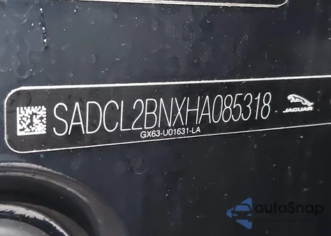 2017 Jaguar F-Pace 20D R-Sport z USA, uszkodzony, nr VIN SADCL2BNXHA085318